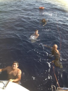 un tuffo nel blu alla deriva